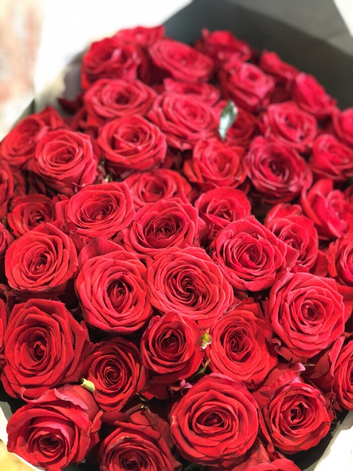 Fascio di 50 Rose Rosse - immagine 3